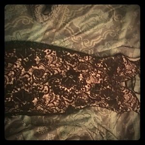 Black lace dress